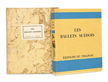 VARIOUS ARTISTS.  [LES BALLETS SUÉDOIS / DANS LART CONTEMPORAIN]. Boxed set with group of programs. 1931. Sizes vary. Éditions du Tria